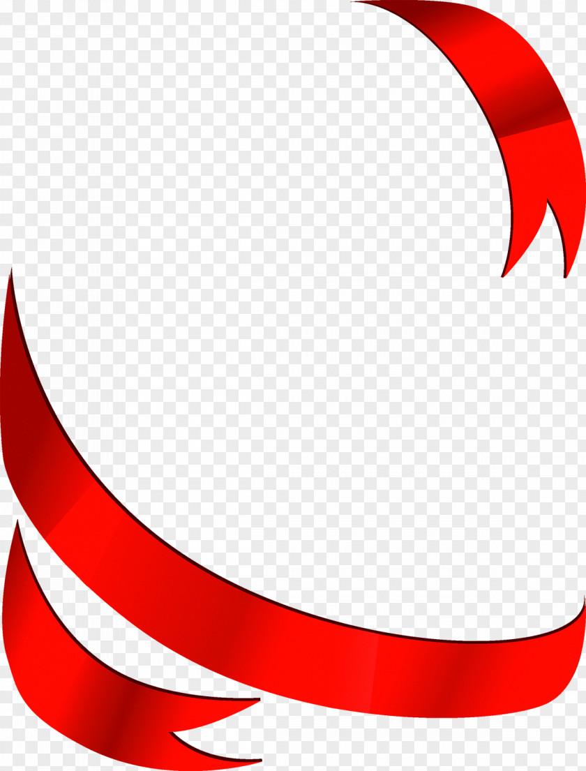Red Ribbon Area Clip Art PNG