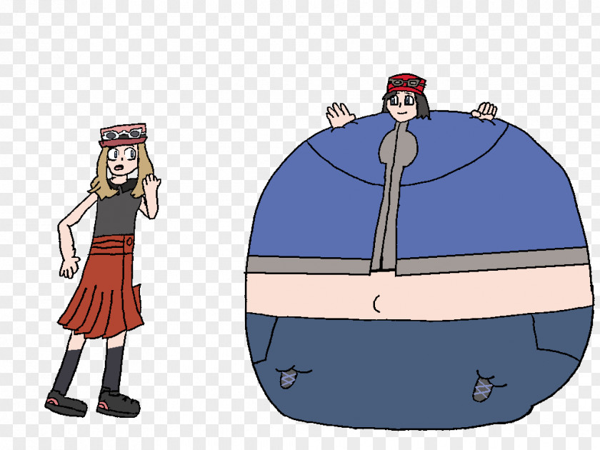 Serena Pokémon X And Y Misty Calem Body Inflation PNG