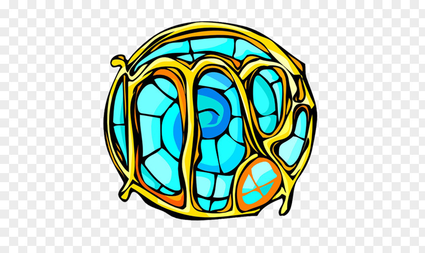 Zodiac Stained Glass Art Suncatcher PNG