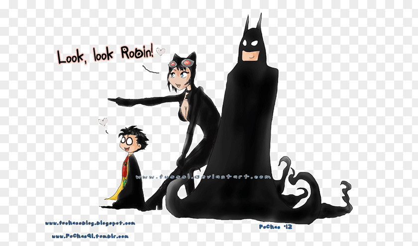 Cute Bat Drawings Family Cat Dick Grayson Batman Robin PNG