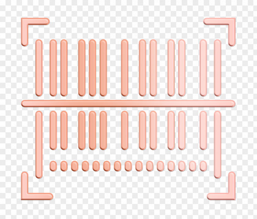 Pink Text Business Icon Barcode Price PNG
