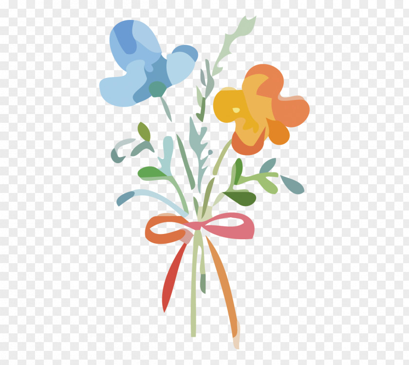 Vector Bouquet Of Wildflowers Material Floral Design Watercolor Painting Drawing Clip Art PNG