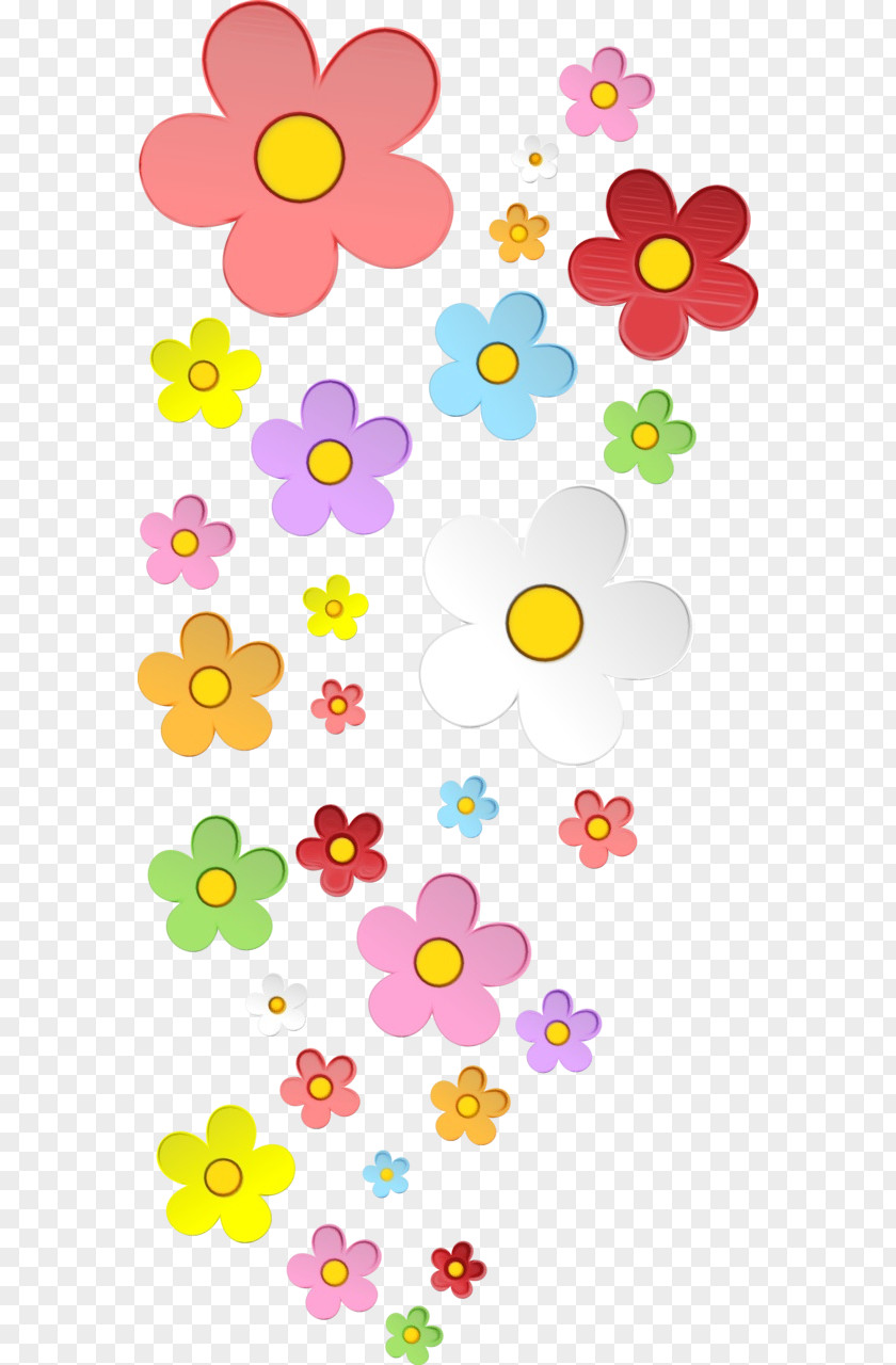 Wildflower Flower Yellow Pattern Clip Art PNG