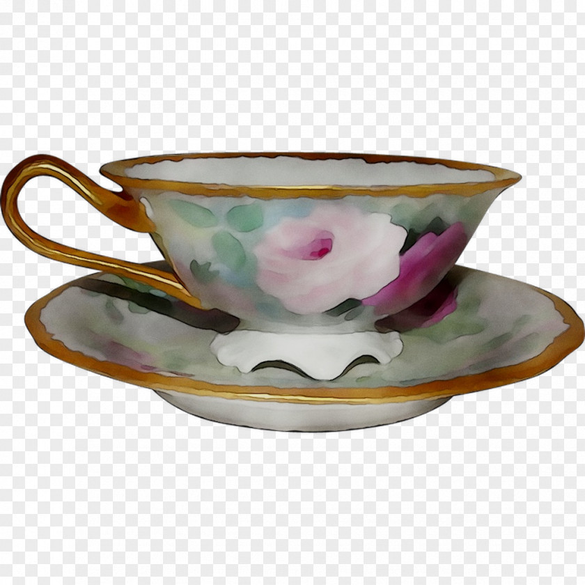 Coffee Cup Porcelain Saucer Tableware PNG