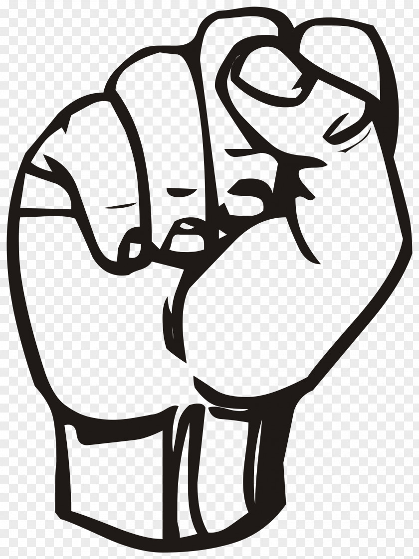 Fist Vector American Sign Language Clip Art PNG