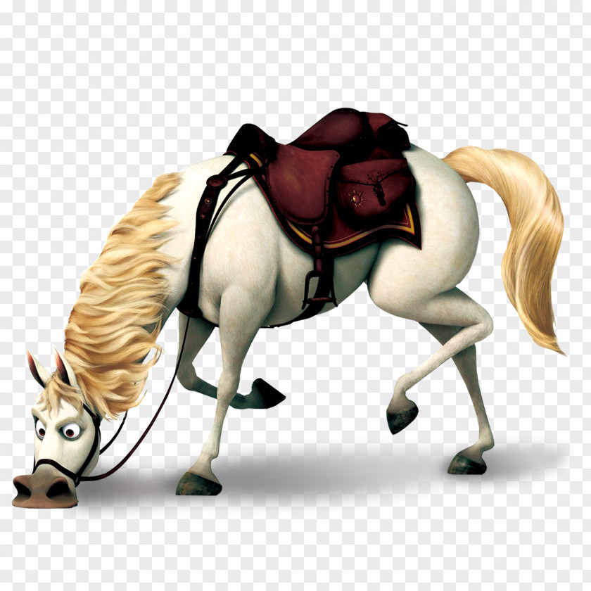 Horse With Saddle Tangled: The Video Game Flynn Rider Pascal And Maximus PNG