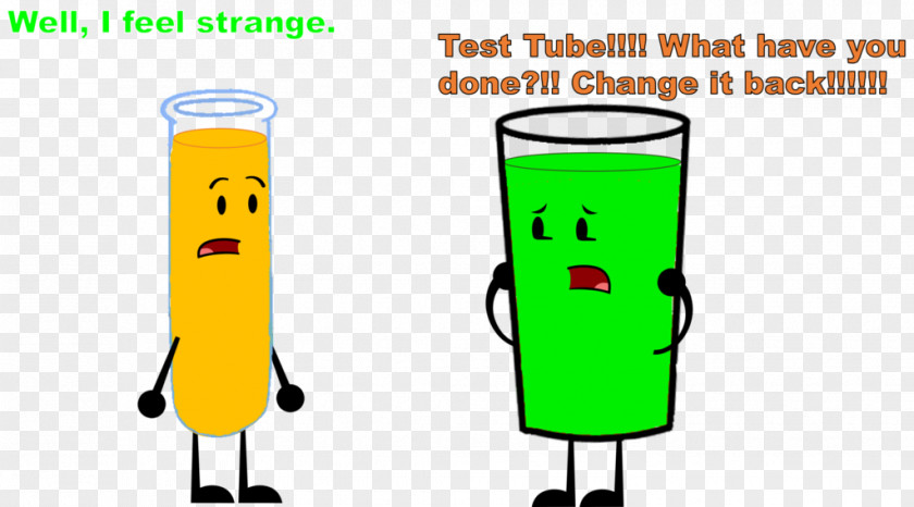 Juice Orange Liquid Test Tubes PNG