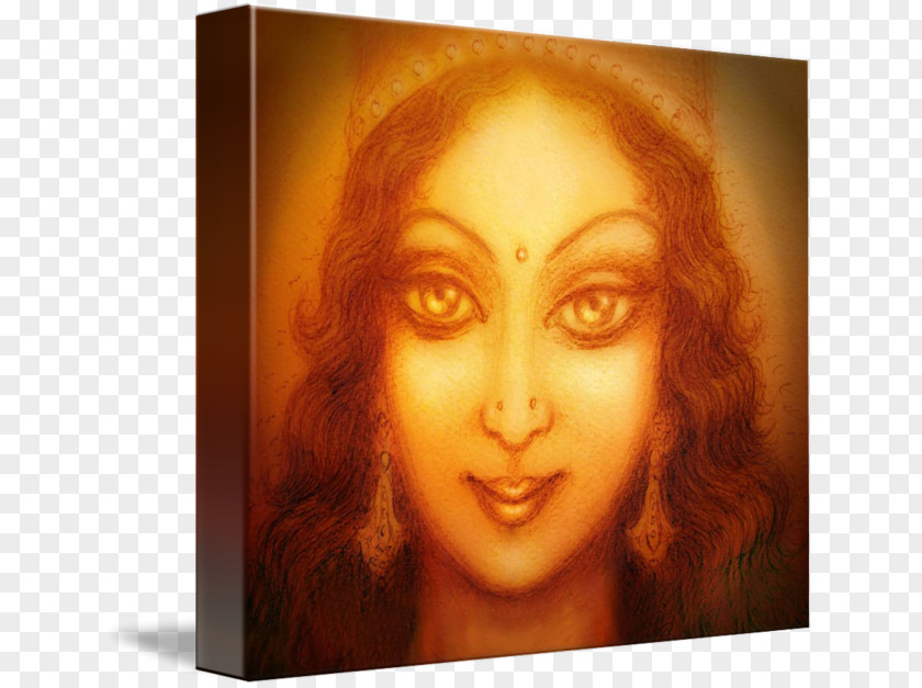 Lakshmi Portrait Canvas Print Durga Printing PNG