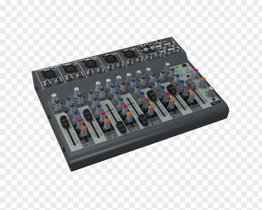 Microphone Audio Mixers Behringer Xenyx 1002B 302USB PNG