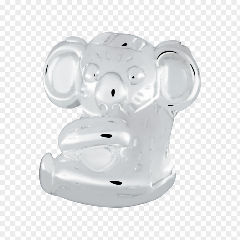 Silver Sterling Koala PNG