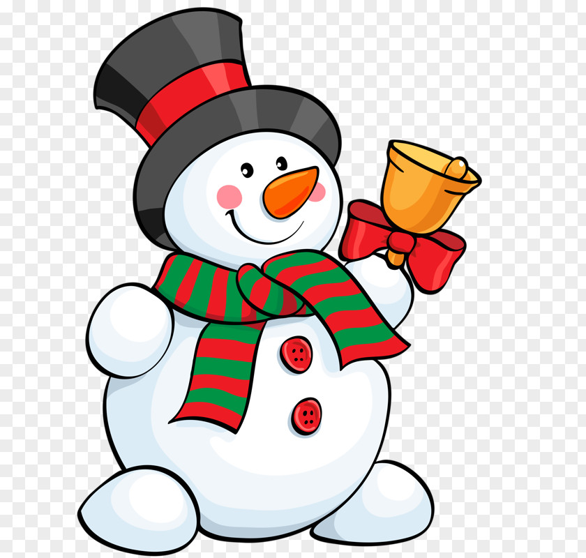 White Snowman Santa Claus Christmas Clip Art PNG