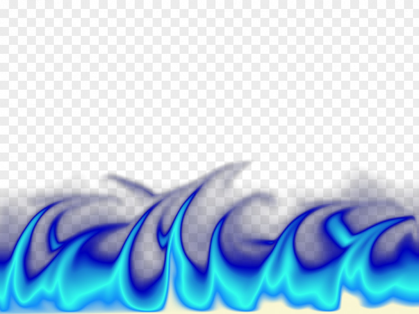 Blue Fire Transparent Clip Art PNG