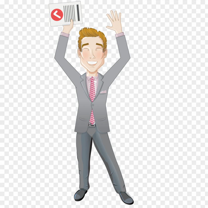 Happy Staff Cartoon Businessperson Antreprenor PNG