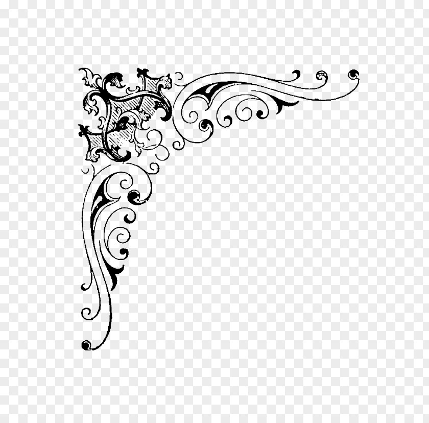 Line Art Metal Ornament PNG