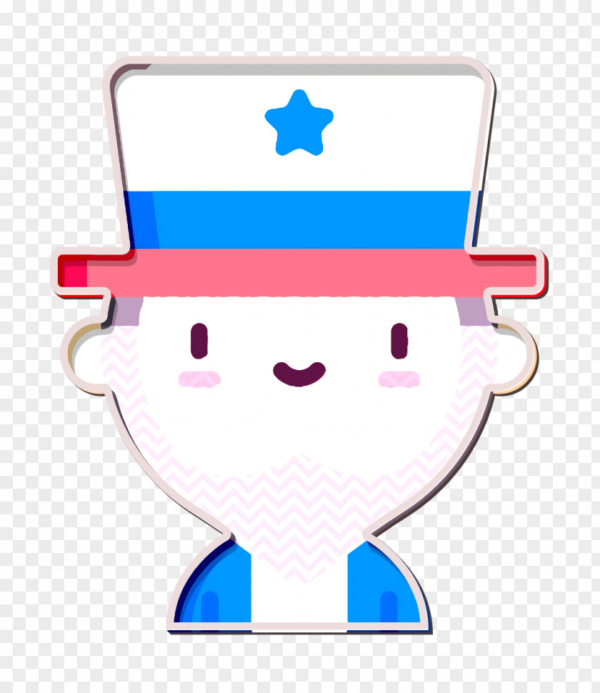 Uncle Sam Icon Beard 4th Of July PNG