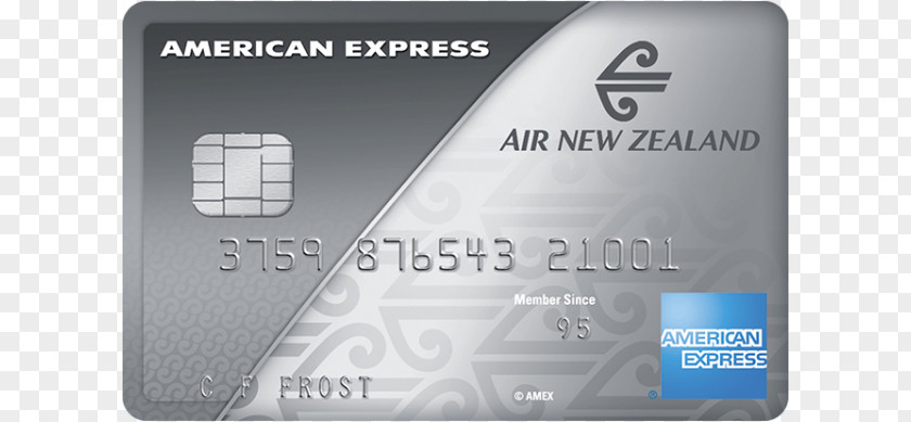 Credit Card American Express International (NZ) Inc Air New Zealand Platinum PNG