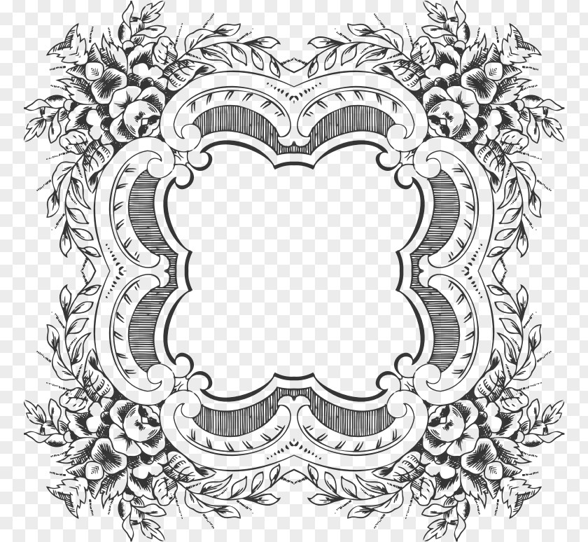 Floral Ornate Visual Arts Drawing Clip Art PNG