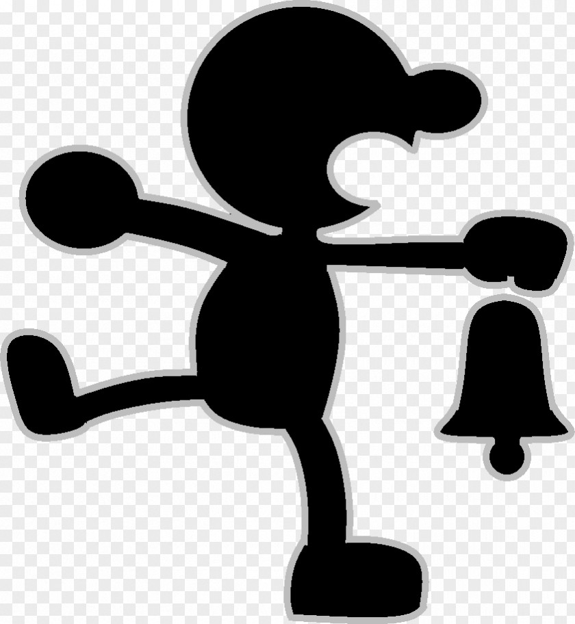 Mr Game And Watch Super Smash Bros. For Nintendo 3DS Wii U & Mr. Drawing Clip Art PNG