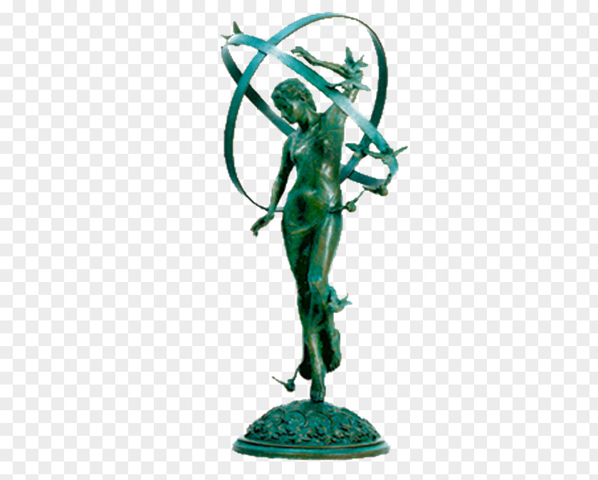 Bronze Sculpture Artist Figurine PNG