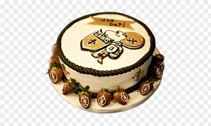 Cake Delivery New Orleans Saints NFL Who Dat? Birthday PNG