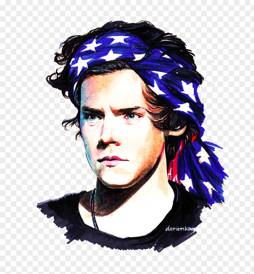 One Direction Harry Styles Drawing Art PNG