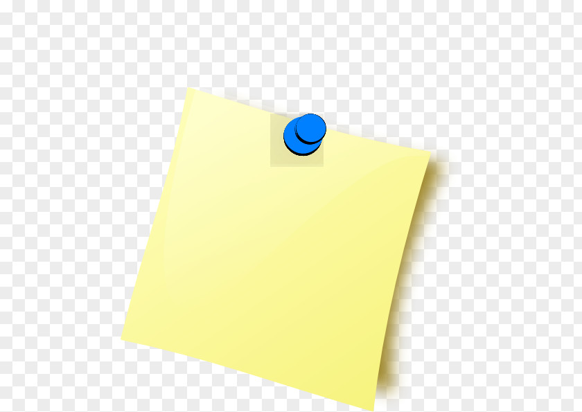 Paper With Pin Post-it Note Clip Art Image PNG