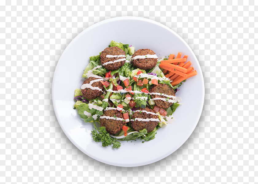 Parsley Falafel Vegetarian Cuisine Mediterranean Tzatziki Pita PNG