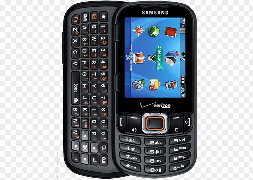 Samsung Intensity II Verizon Wireless SCH U485 III PNG