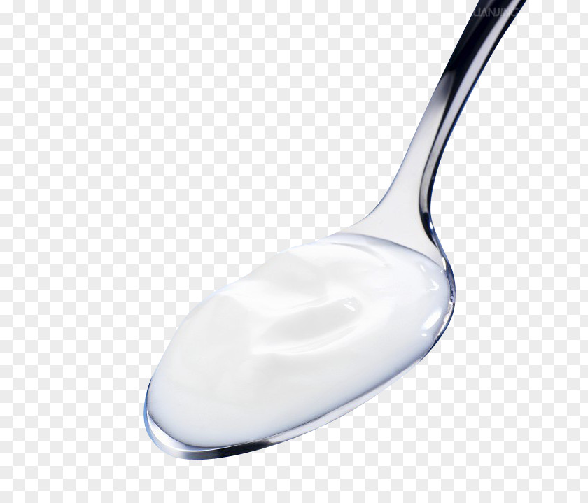 Transparent Glass Spoon Fresh Yogurt Microsoft Azure PNG