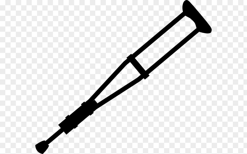 Crutch Walking Stick Assistive Cane Shillelagh Clip Art PNG