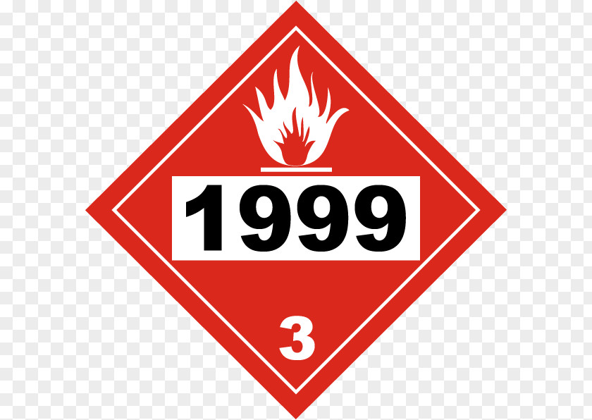 Flammable Symbol Placard HAZMAT Class 3 Liquids Dangerous Goods UN Number PNG