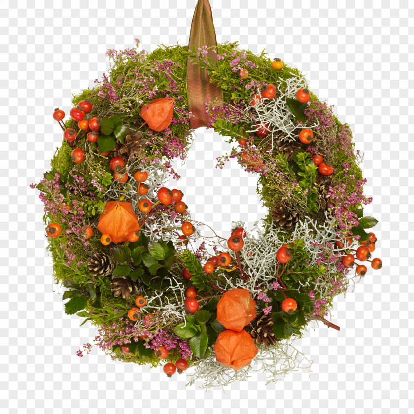 Flower Wreath Trauerkranz Floral Design Blume PNG