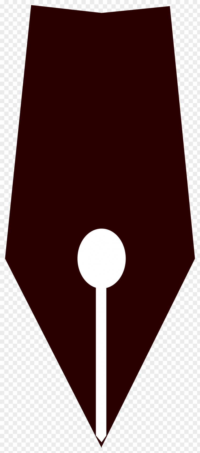 Fountain Pen Rectangle Square Maroon PNG