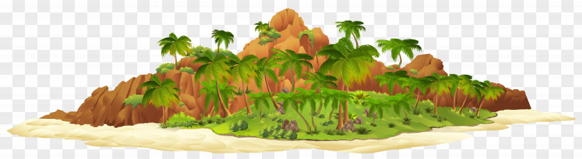 Summer Beach Vacation Landscape Tropical Islands Resort Clip Art PNG