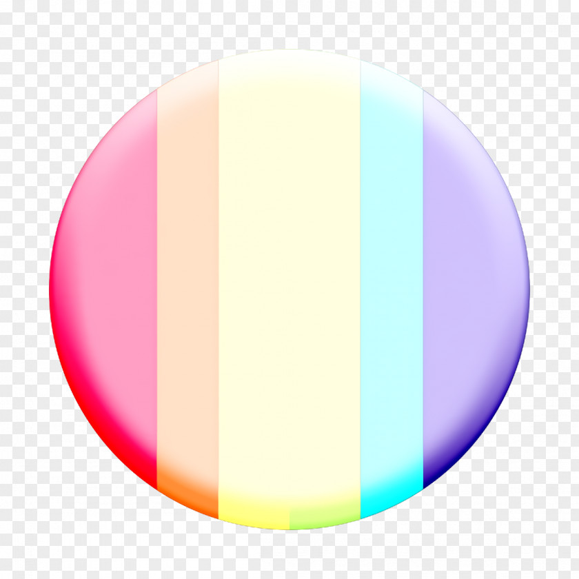 Tints And Shades Oval Dopplr Icon PNG