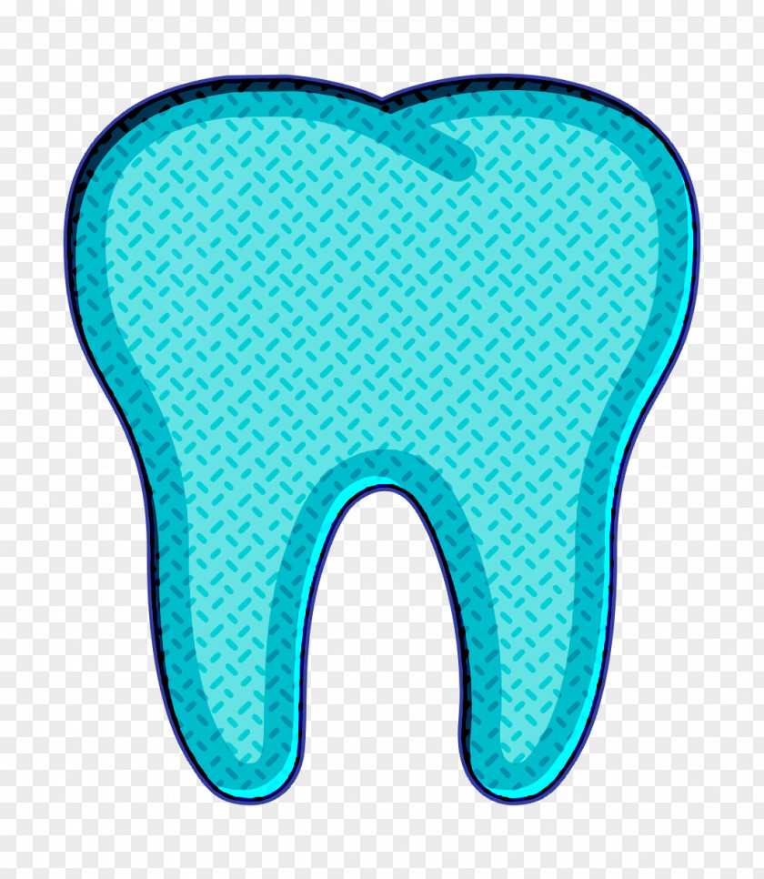 Tooth Turquoise Medical Icon PNG
