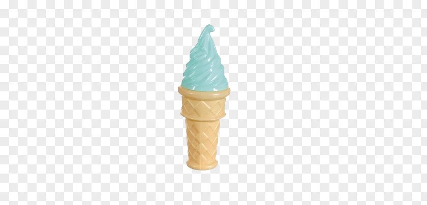 Blue Plastic Cones Ice Cream PNG
