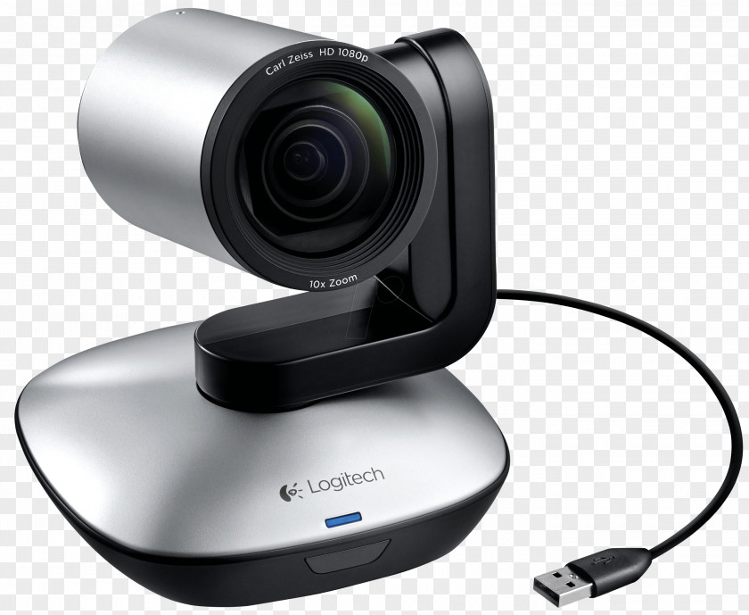 Camera Pan–tilt–zoom Full HD Webcam 1920 X 1080 Pix Logitech PTZ Pro Stand 1080p PNG