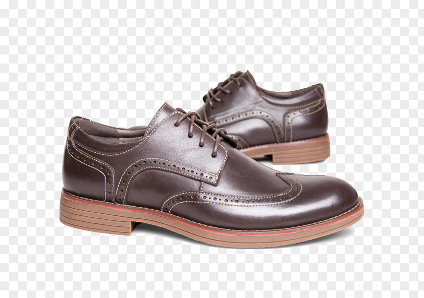 Carved Leather Shoes Casual Oxford Shoe Dress PNG
