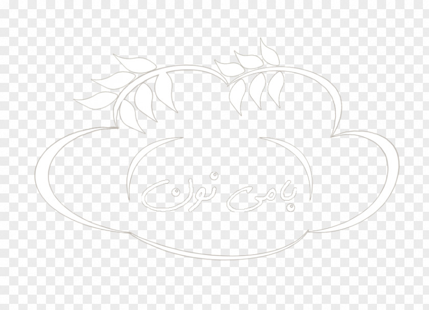 Design White Line Art Sketch PNG