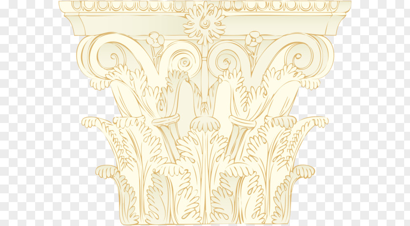 European Pattern Column Clip Art PNG