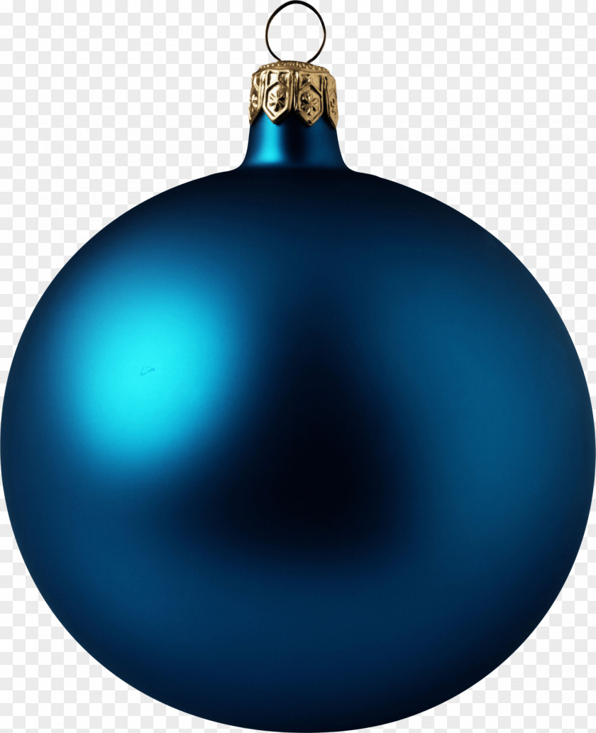 Christmas Ornament Decoration Cobalt Blue Turquoise PNG