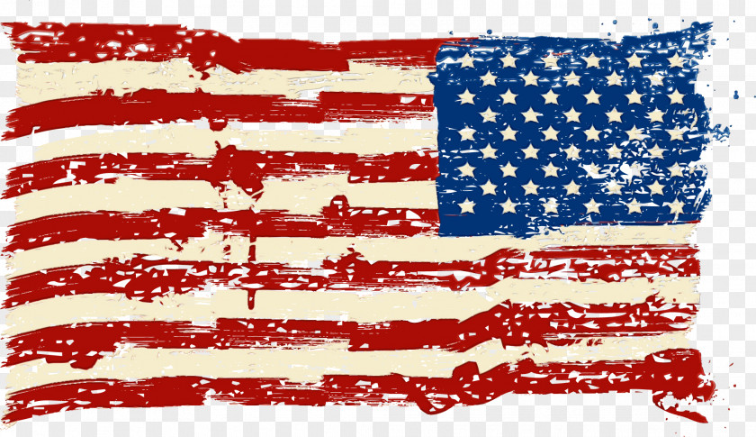 Flag Of The United States Line Font PNG