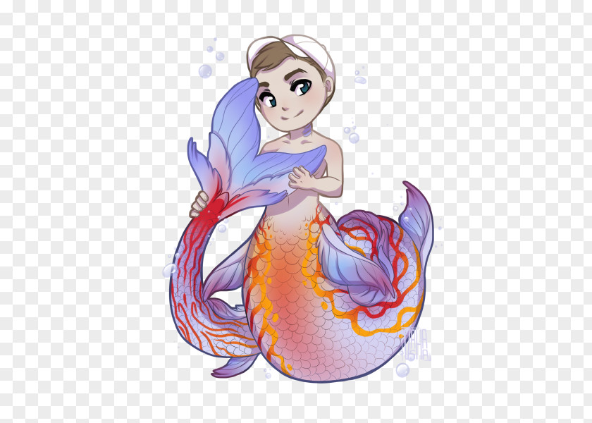 Jason Todd Red X Gary 'Eggsy' Unwin Mermaid Art Illustration Merman PNG