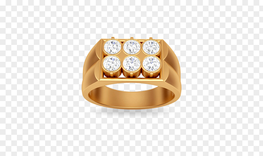 Ring Engagement Colored Gold Diamond PNG
