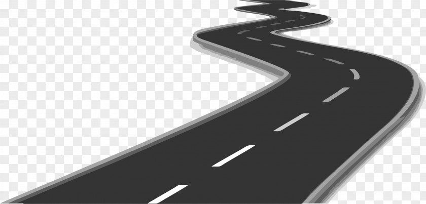 Asphalt Road Curve Highway PNG