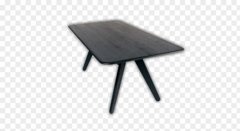 Black Coffee Table Matbord Furniture Wood Concrete Slab PNG