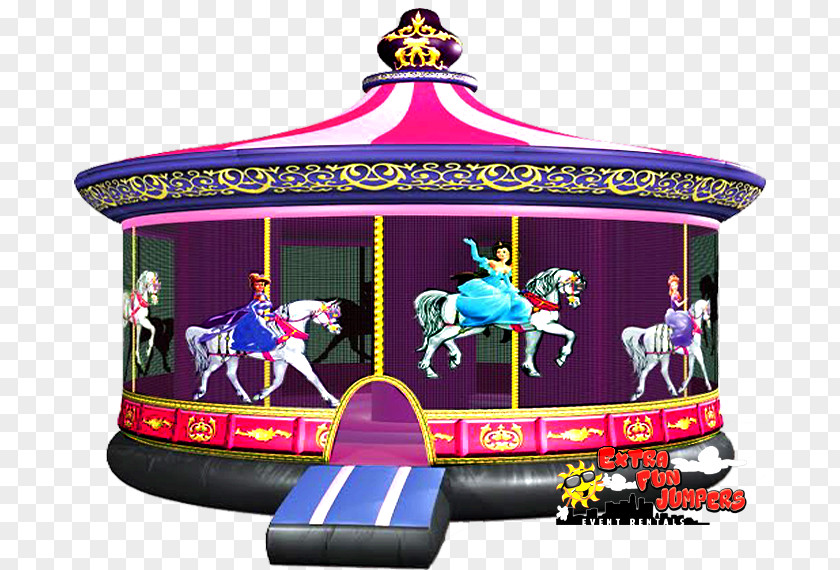 Funfair Carousel Inflatable PNG
