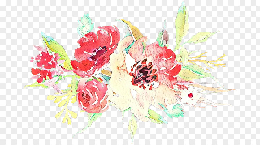 Paint Plant Flower Art Watercolor PNG