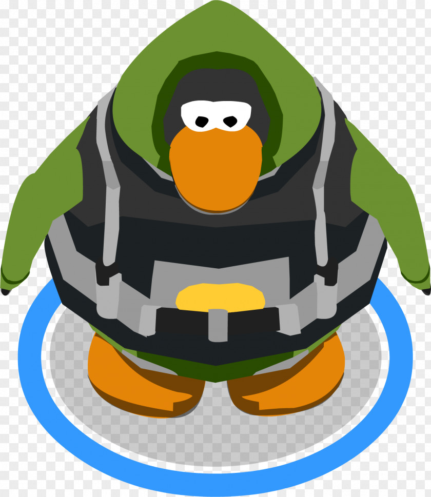 Diver Club Penguin Headphones Game PNG